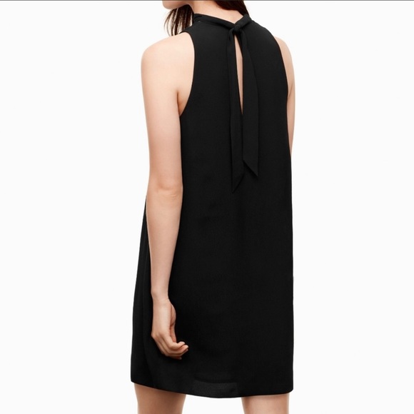 Aritzia Wilfred Ethere Choker dress in black - Picture 2 of 5
